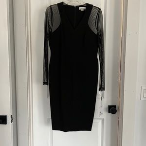 Black cocktail dress